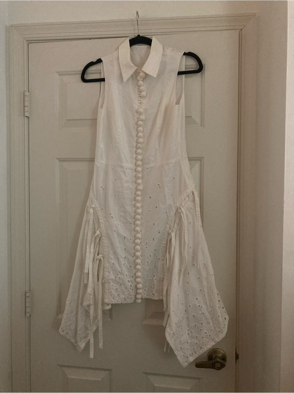 Proenza Schouler White Broderie Anglaise Dress